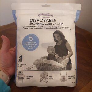 NIP 5 Piece Boppy Shopping Cart Highchair Playground Swing Disposable Covers